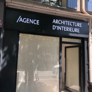 enseigne agence architect